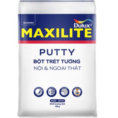 Bột trét tường nội và ngoại thất MAXILITE 2in1 từ Dulux – A502 (40 kg)