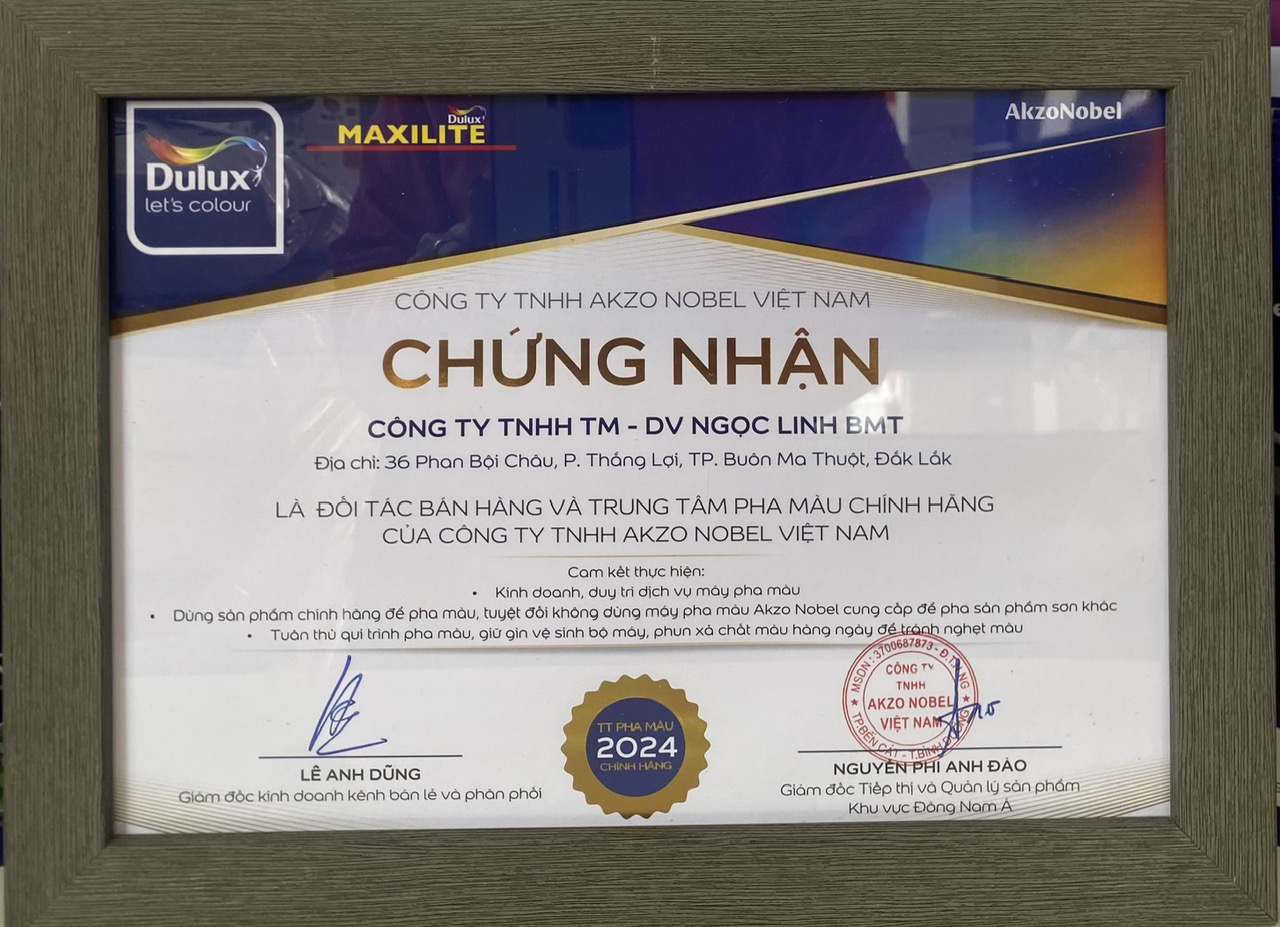 Giấy chứng nhận 2024